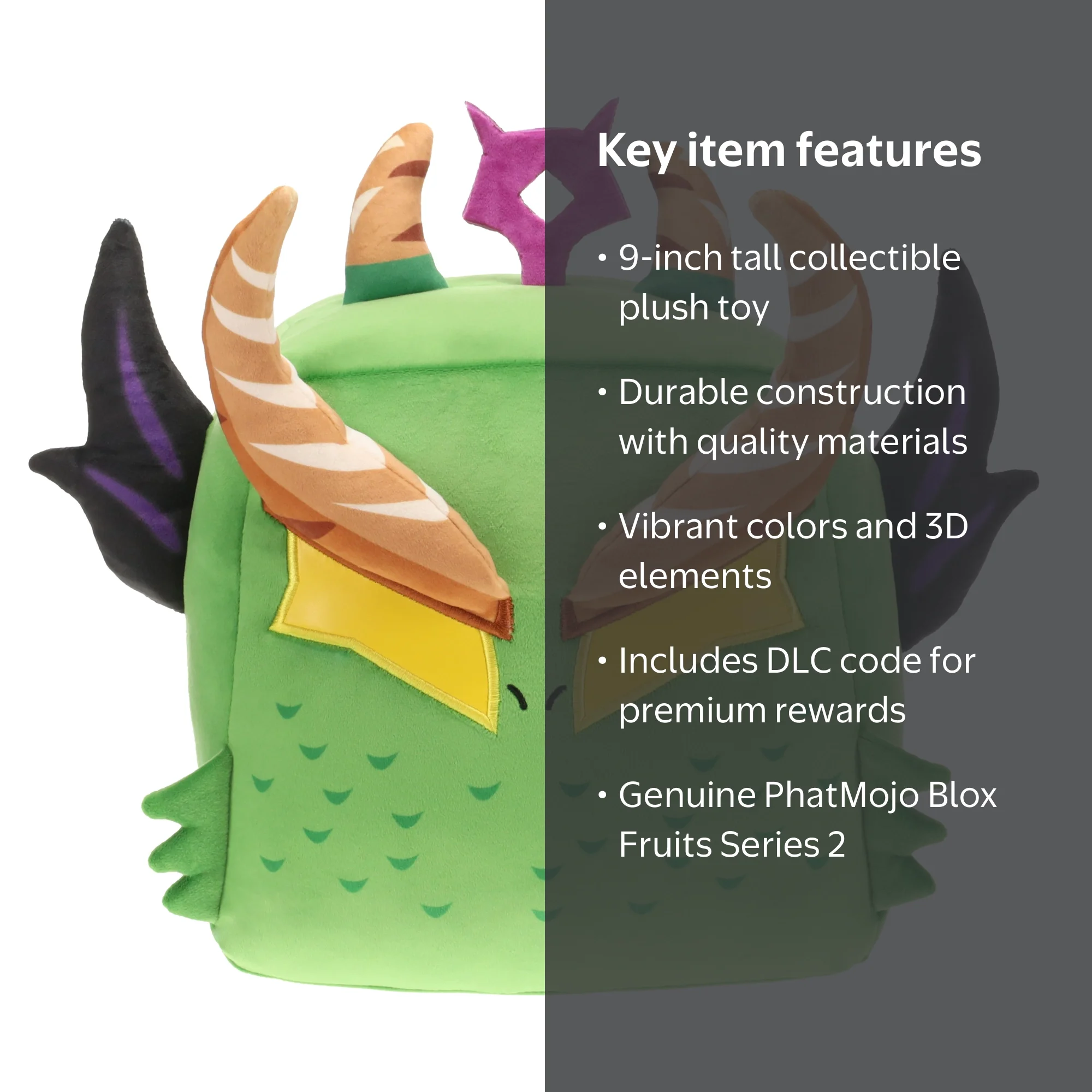 BLOX FRUITS - Dragon Huge Plush (9