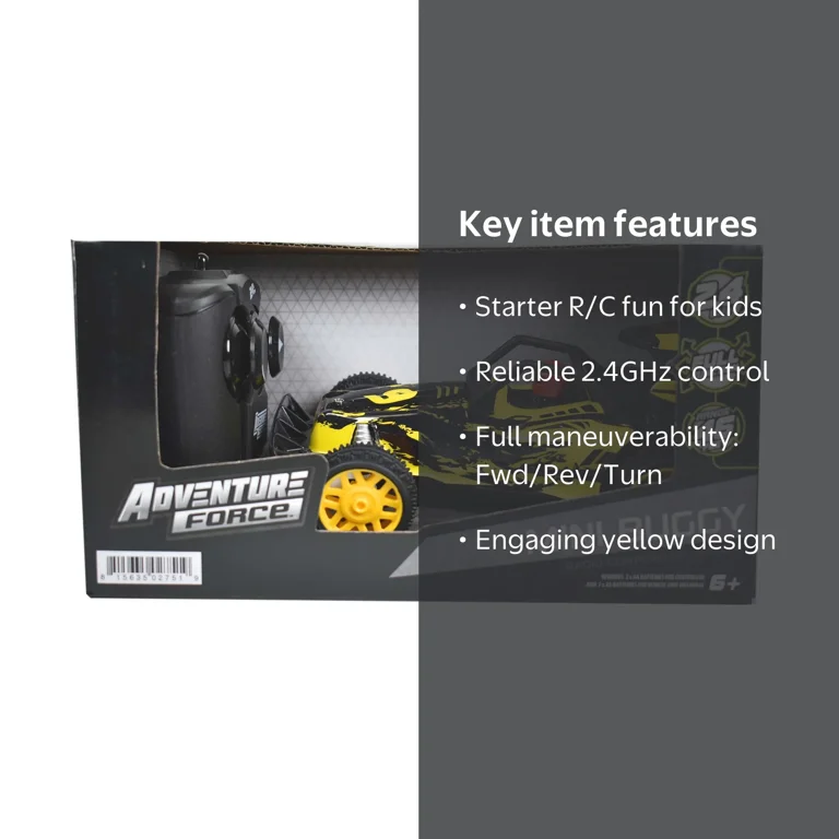 Adventure Force Mini Buggy Yellow Radio Control Racer - Walmart.com