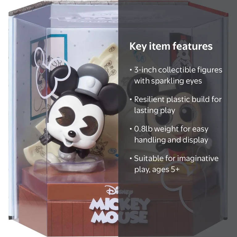 Mickey゜o゜２セット Disney Grand Entrance Mickey Mouse 2-Pk Figure, 2√ó3 inch