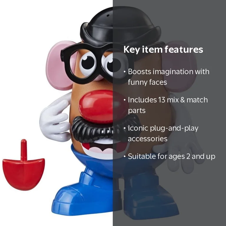 Mr. Potato Head, Classic Toy, Includes 13 Parts and Pieces