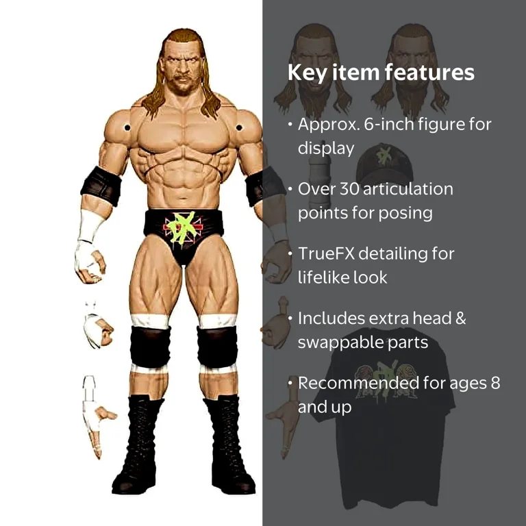WWE Elite Toys Fan Takeover Ultimate Edition Triple H Action