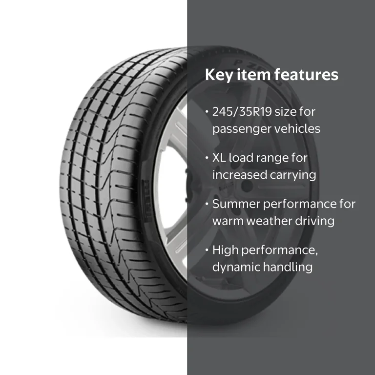 Pirelli P Zero 245/35-19 93 Y Tire - Walmart.com