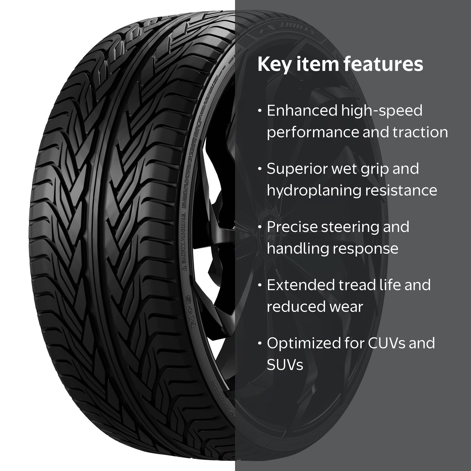Lexani, Passenger Tire, 255/30ZR30, All Season, XL - Walmart.com