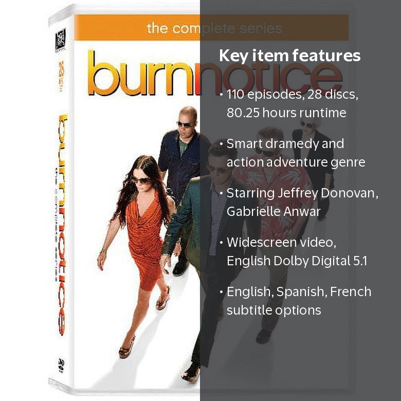 Burn Notice: The Complete Series (DVD) - Miami Set - Walmart.com