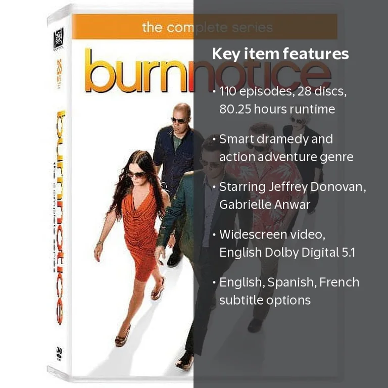 Burn Notice: The Complete Series (DVD) - Miami Set - Walmart.com