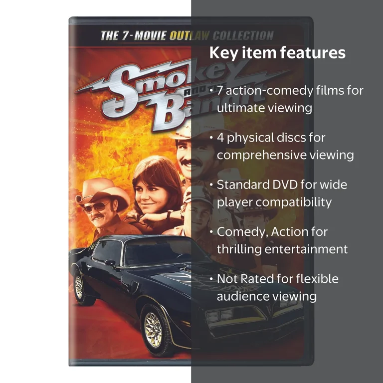 SDS, DVD, Smokey and the Bandit 7-Movie Outlaw Collection
