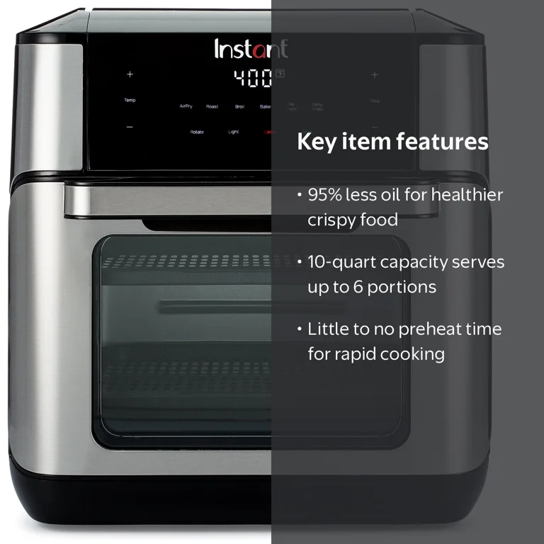 Common causes behind Instant Vortex Plus 6-in-1 10-Quart Air Fryer Oven troubleshooting