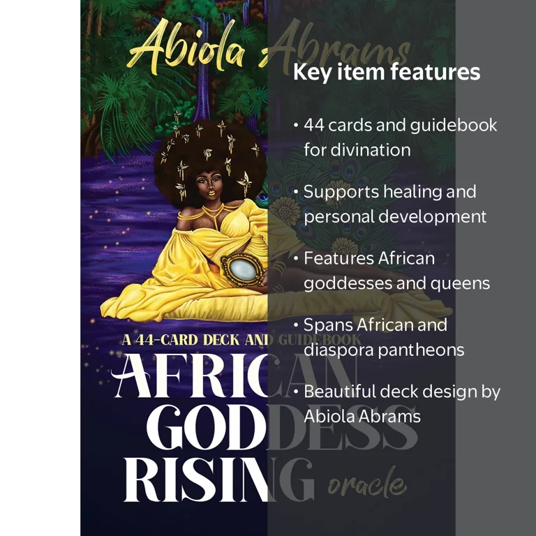 Abiola Abrams African Goddess Rising Oracle 44-Card Deck