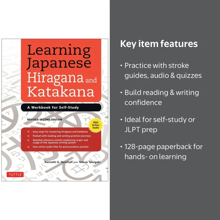 Learning Japanese Hiragana and Katakana: A Workbook for Self-Study