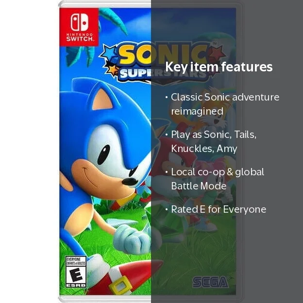 Sonic Superstars - Nintendo Switch Official Videogame - Walmart.com