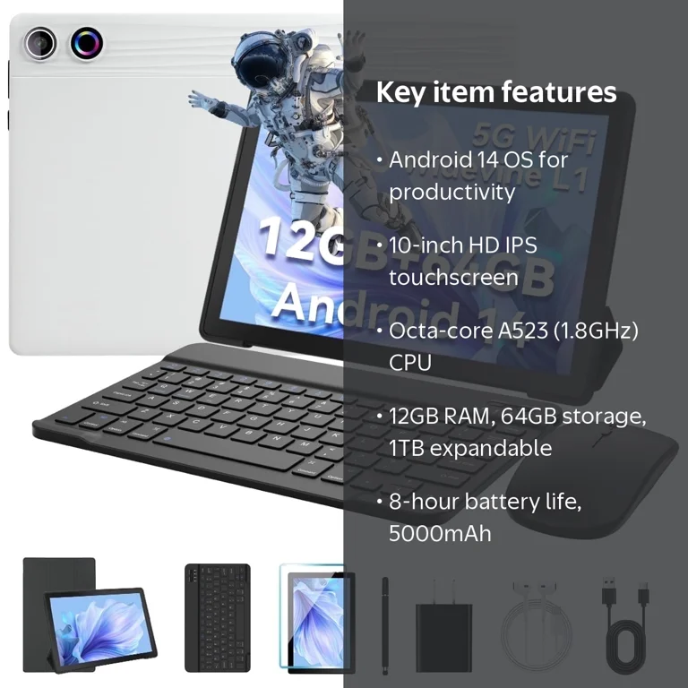 ☆新品☆ Android 14 10インチ タブレット 12GB+128GB Android 14