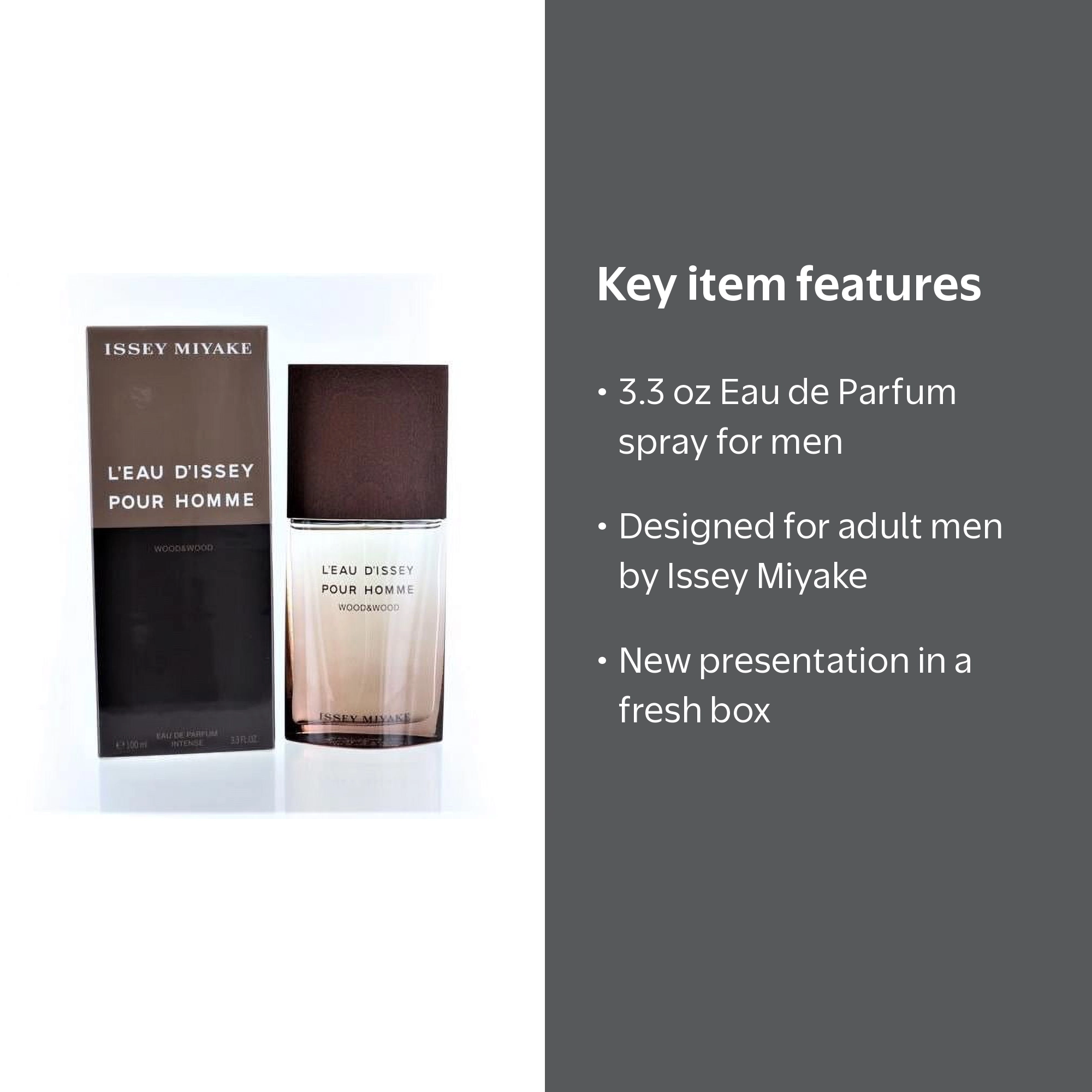 Issey Miyake L Eau D Issey Pour Homme Wood And Wood, 3.3 oz Eau de