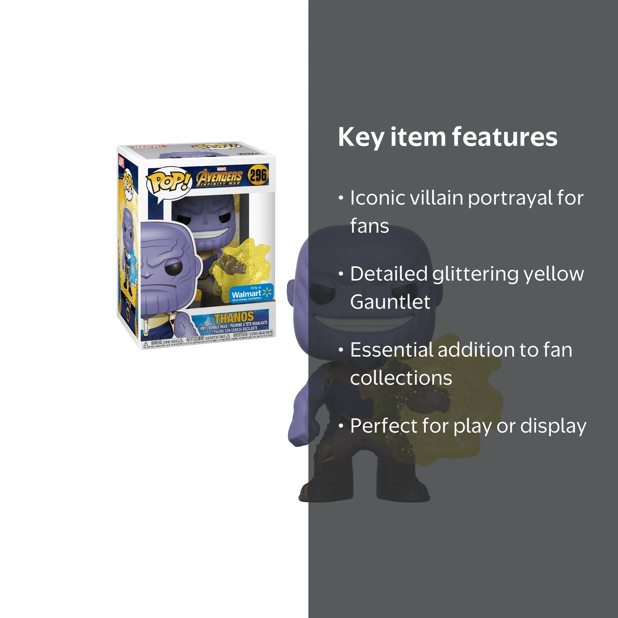 POP! Marvel: Avengers Infinity War - Thanos - Walmart Exclusive