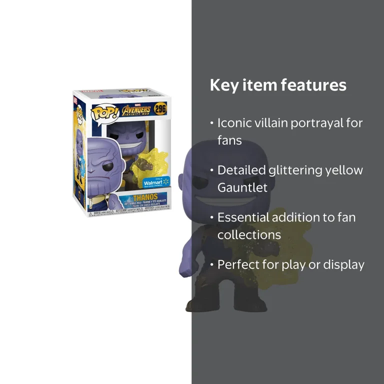 POP! Marvel: Avengers Infinity War - Thanos - Walmart Exclusive