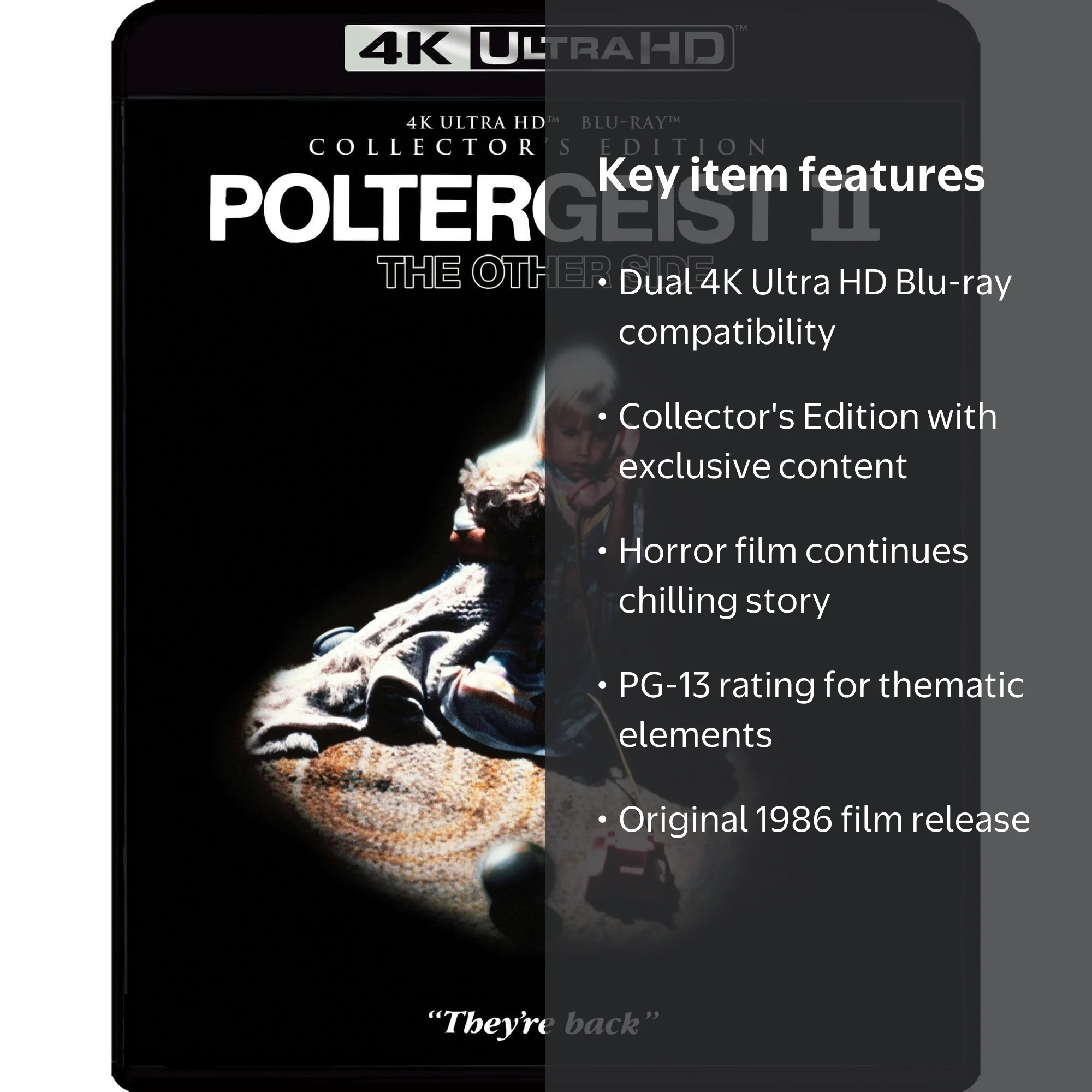 SDS, Poltergeist II: The Other Side Collector's Edition 4K Ultra