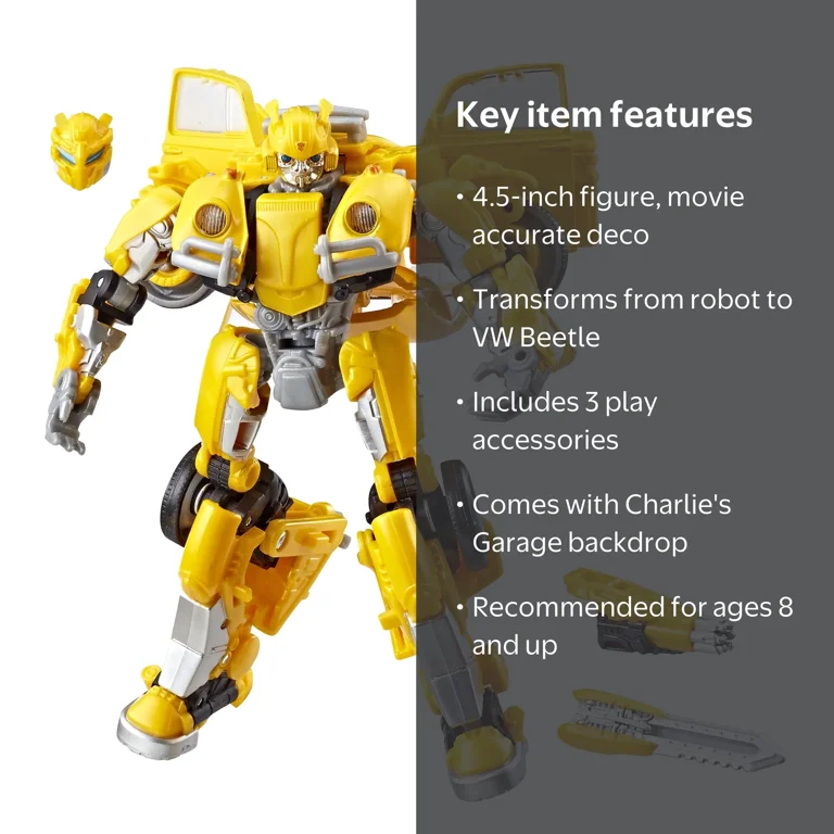 Transformers, Studio Series Action Figure, Bumblebee, Deluxe Class