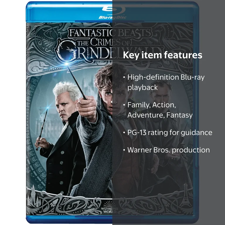 Fantastic Beasts: The Crimes of Grindelwald [Blu-ray] - Walmart.com