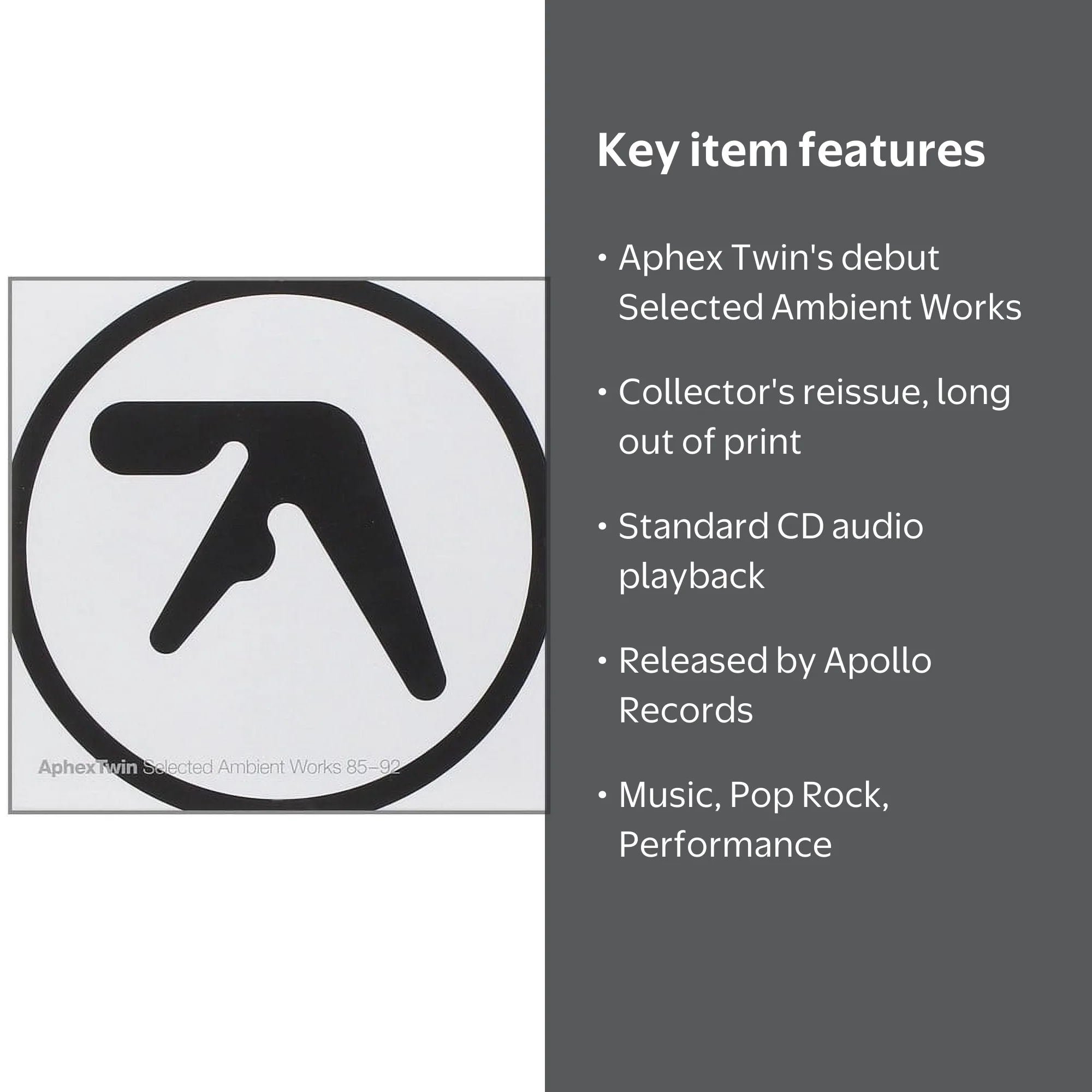 Aphex Twin - Selected Ambient Works 85-92 - Music & Performance