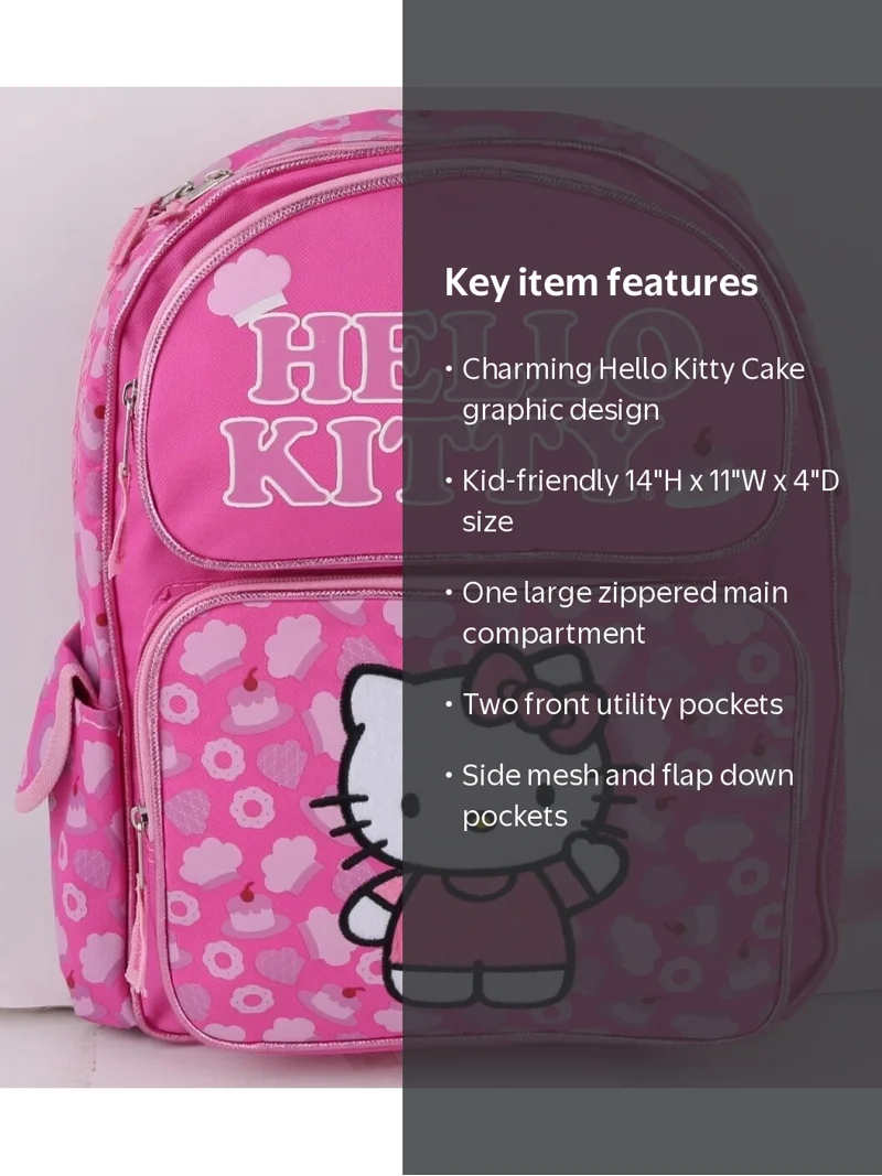 hello kitty backpack id Personalized for Kids it helps you effortlessly passes through ticket gates Sanrio's Hello Kitty Pink Cake