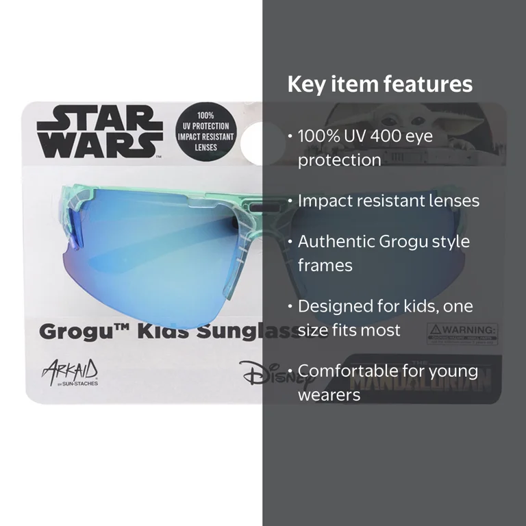 Star Wars Grogu Sport Wrap Sunglasses - Walmart.com
