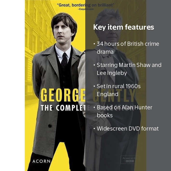 George Gently: The Complete Collection (DVD), Acorn, Drama