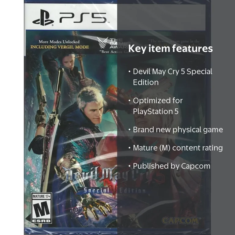 Devil May Cry 5 Special Edition Video Game - PlayStation 5