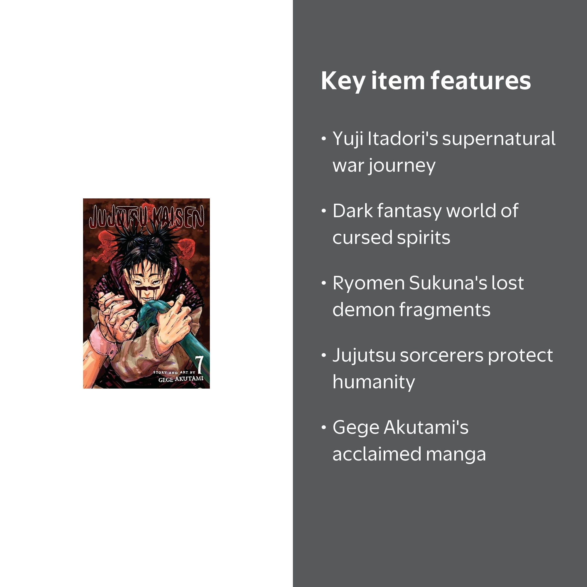 Jujutsu Kaisen, Vol. 7: The Origin of Obedience, Paperback