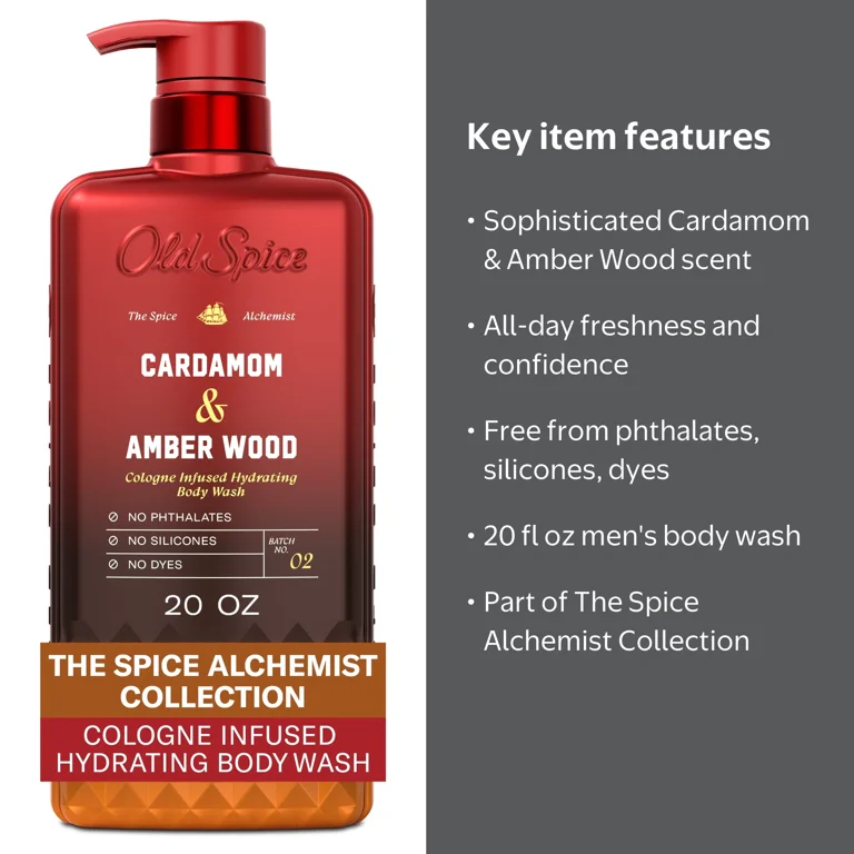 Old Spice Body Wash for Men, The Spice Alchemist Collection