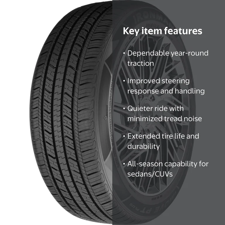 イマン Ironman, Passenger Tire, 205/55R16 91V, All Season Traction