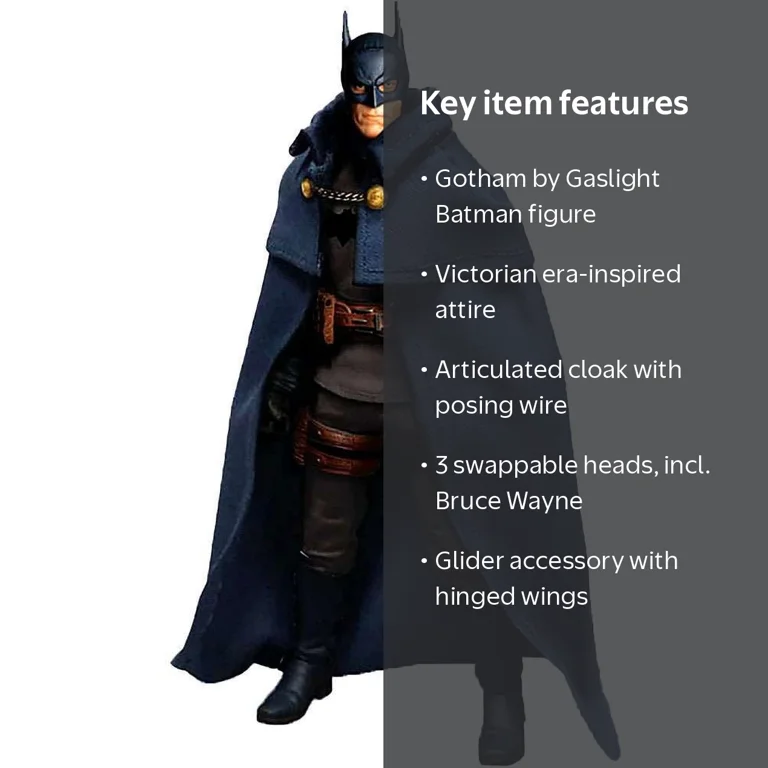 Mezco Toyz One:12 Collective Batman, Gotham by Gaslight Action