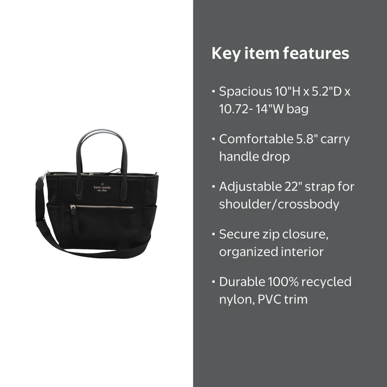 Kate Spade New York Chelsea Medium Satchel Black - Walmart.com