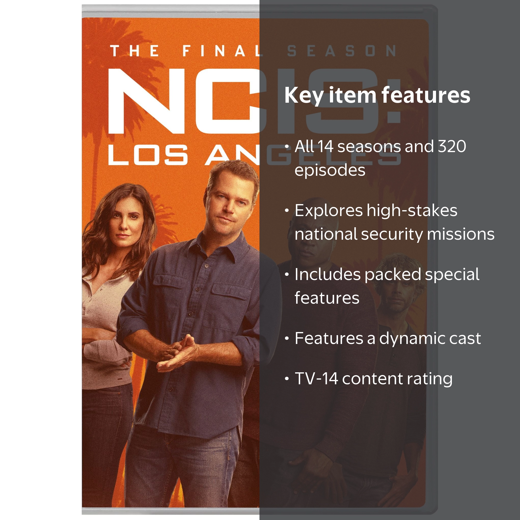NCIS: Los Angeles Complete Series DVD, Paramount Action