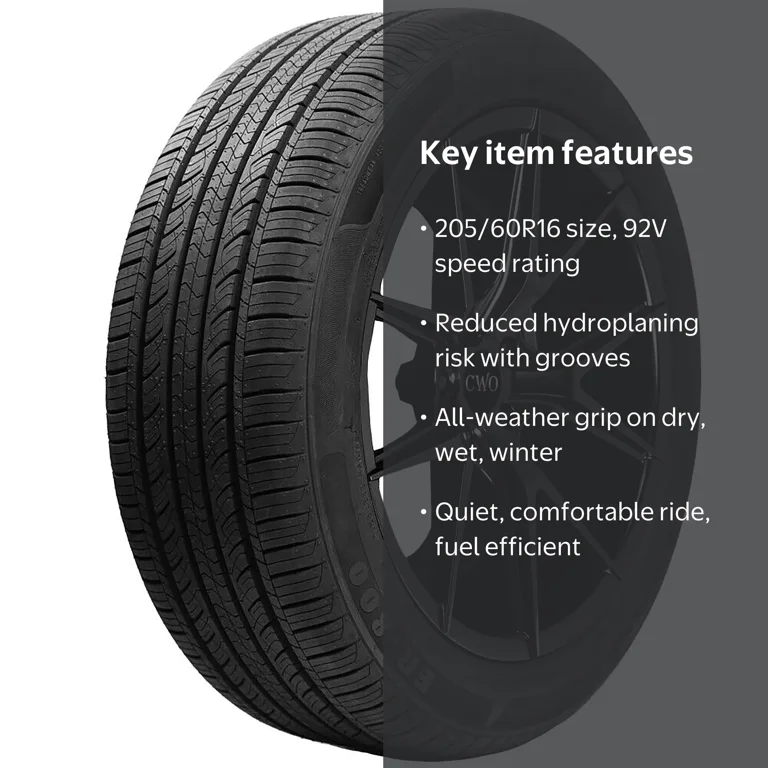 Advanta, Passenger Tire, 205/60R16 92V, All-Season - Walmart.com