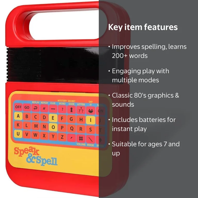 Old School Electronic Game - Speak & Spell Educational Toy