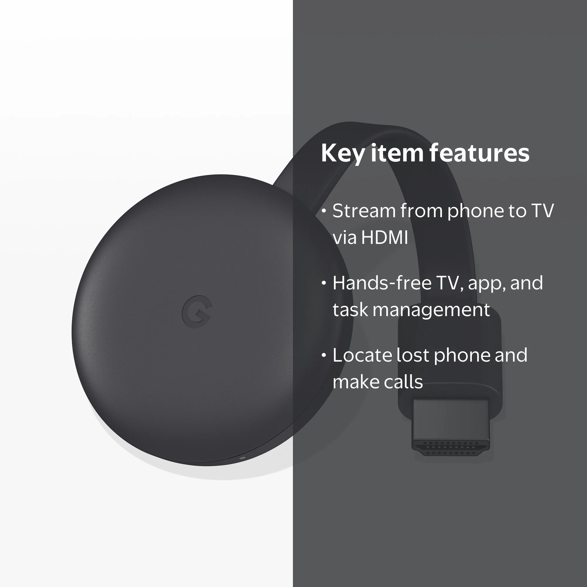 Google Smart TV Kit with Home Mini & Chromecast - Stream & Control