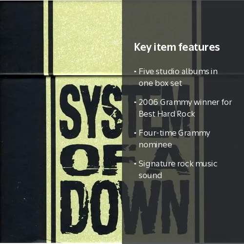 System of a Down - 5 Albums Bundle - Music & Performance - CD