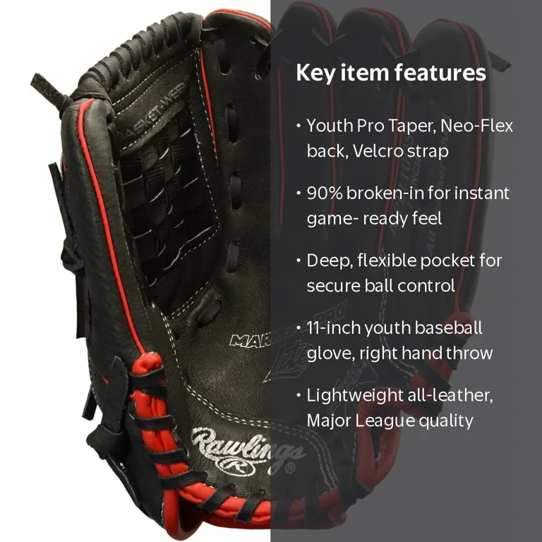 Rawlings MARK OF A PRO LITE Youth Baseball Glove Right Hand Throw