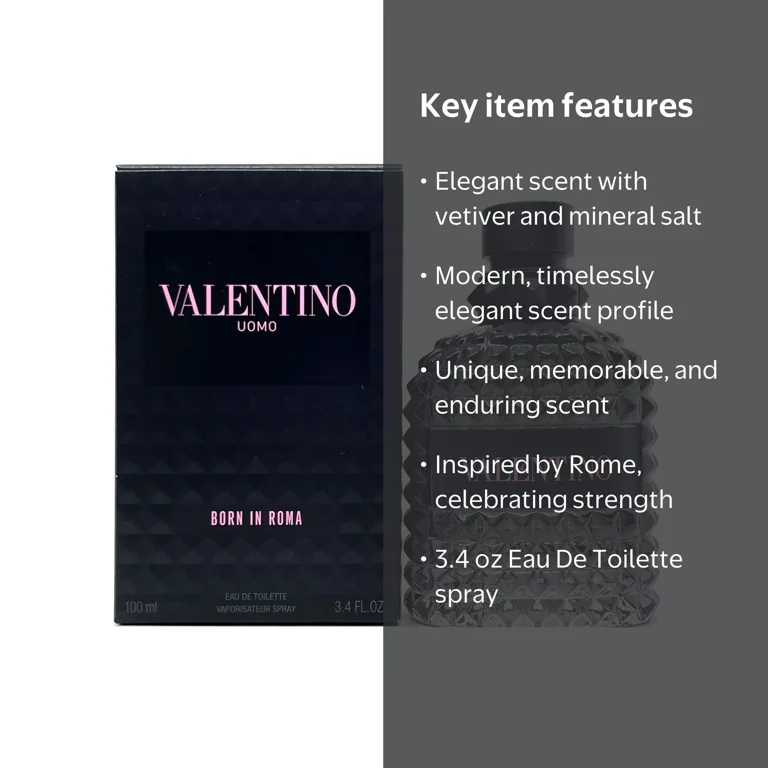 Valentino Uomo Born In Roma Eau De Toilette Fragrance Spray, 3.4
