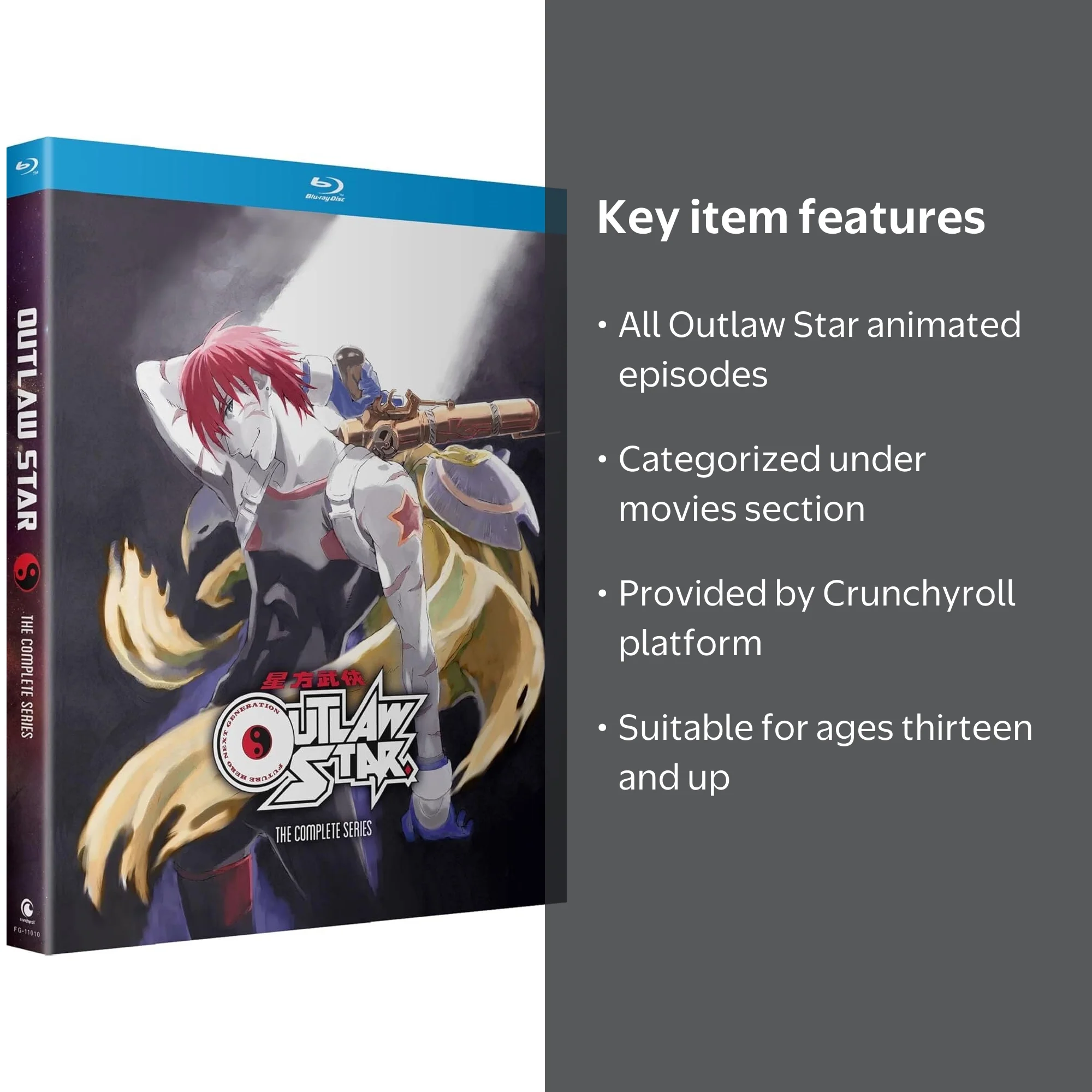 その他 Outlaw Star: the Complete Series [Blu-ray] [Import] 61oWbD9vK4L._AC_UF350,