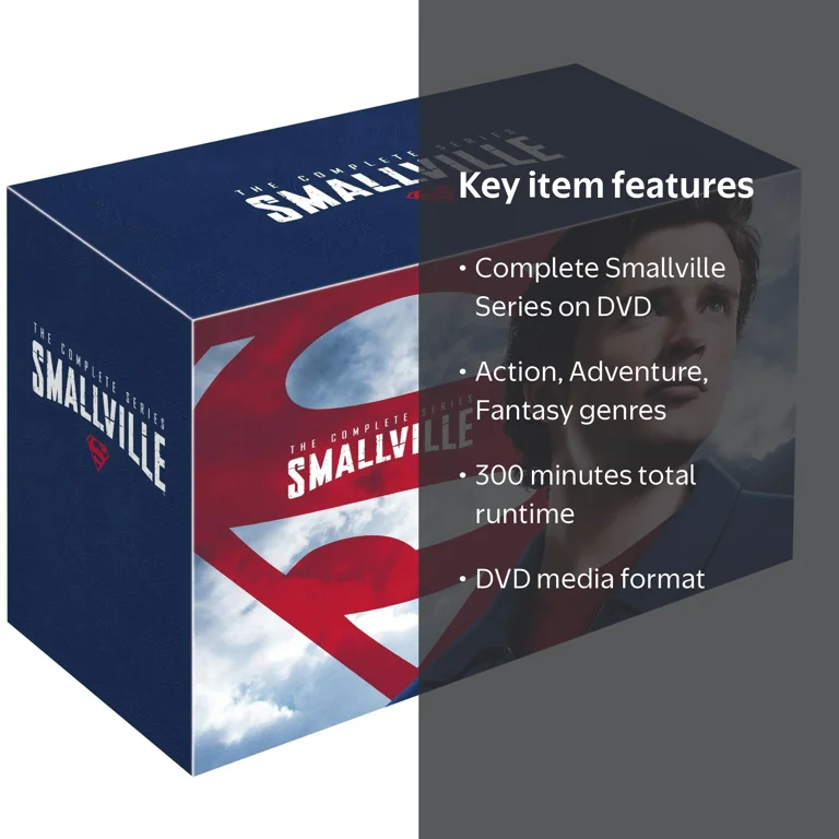 Smallville Complete Box リージョン1輸入盤DVDボックス Smallville: The Complete Series Box Set (DVD) - Walmart.com