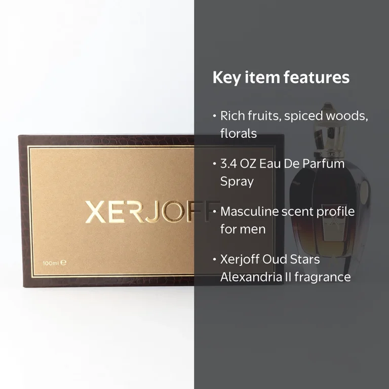 Xerjoff, Alexandria II Parfum Spray, 3.4 oz, Unisex Fragrance
