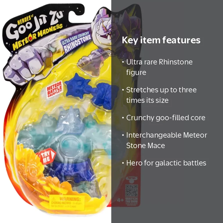 Heroes of Goo Jit Zu Meteor Madness ULTRA RARE RHINOSTONE