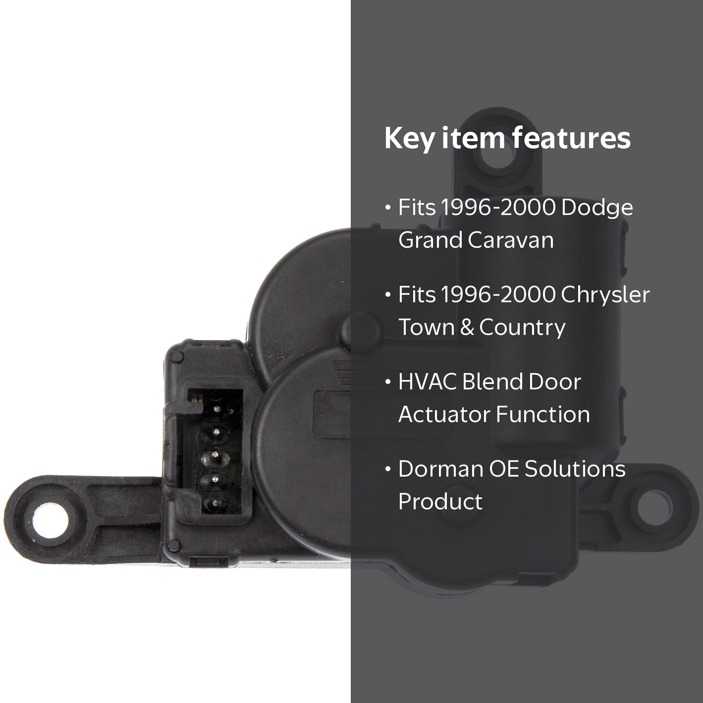 Dorman 604-010 HVAC Blend Door Actuator for Specific Chrysler