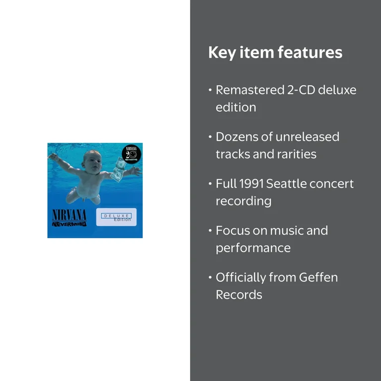 Nirvana - Nevermind - Music & Performance - CD - Walmart.com