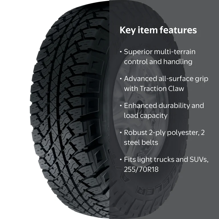 Bridgestone Dueler A/T RH-S All Terrain 255/70R18 112S Light Truck