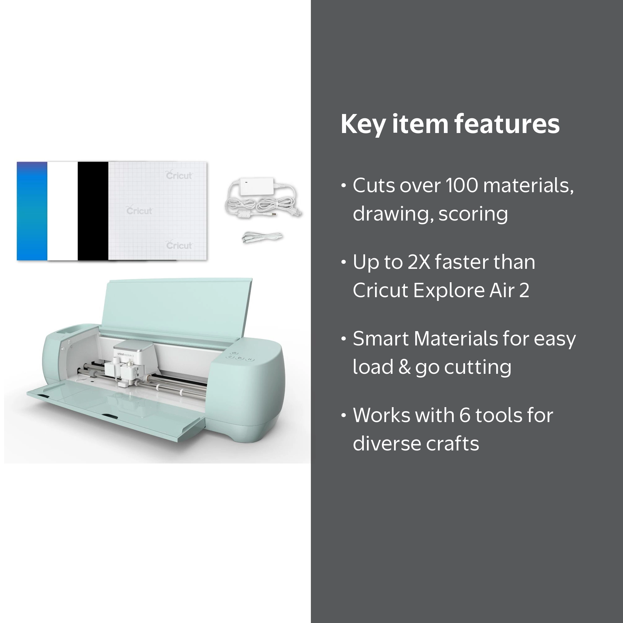 Cricut Explore 3, Pre-Owned DIY Machine, Works with Smart
