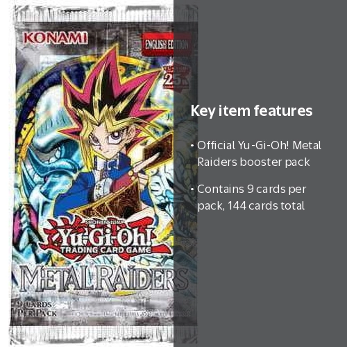 遊戯王 TCG L RAIDERS ブリスターパック 未開封 英 YuGiOh Trading Card Game Metal Raiders 25th Anniversary Booster