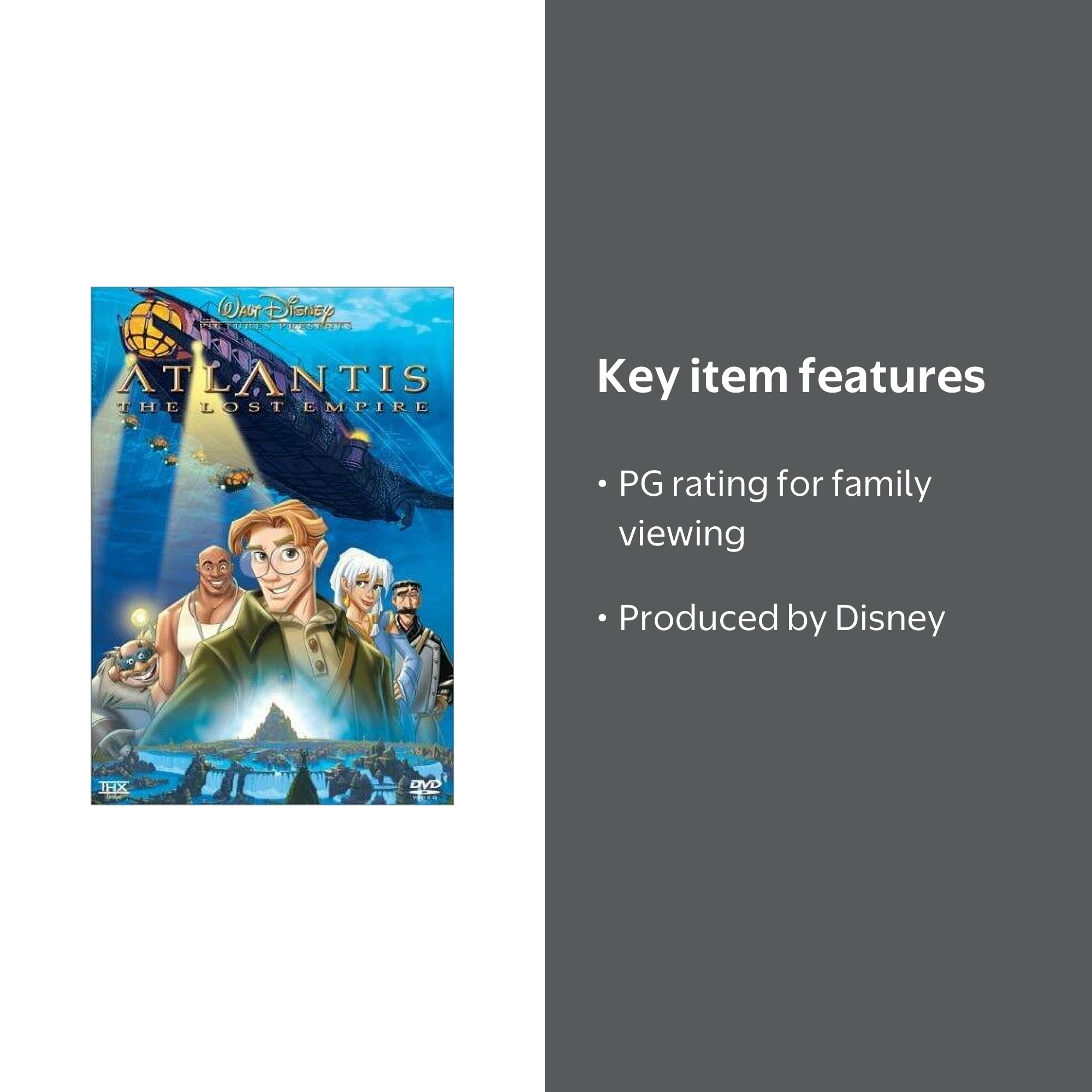Pre-Owned Atlantis: The Lost Empire (DVD) - Walmart.com