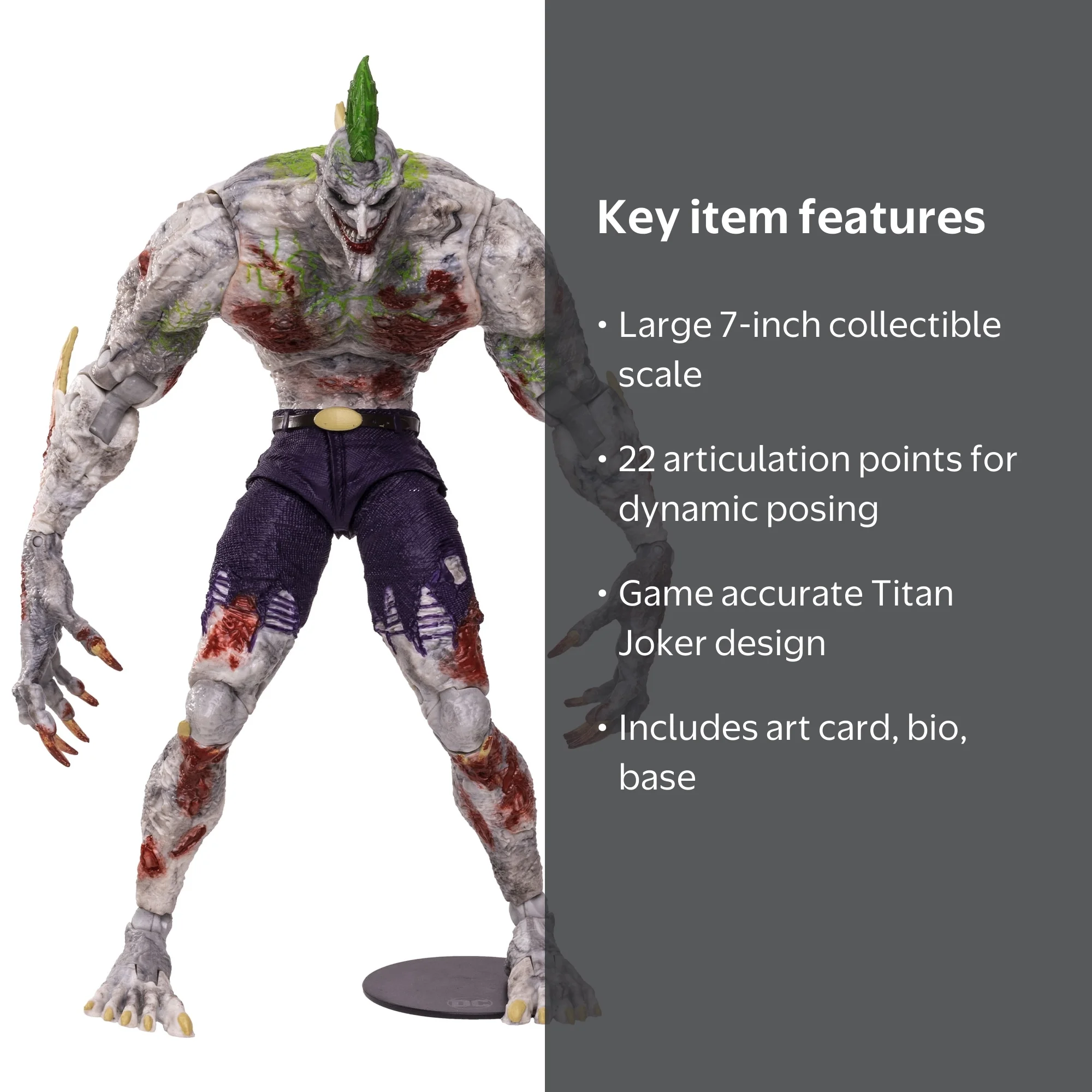 McFarlane Toys DC Multiverse The Joker Titan Arkham Asylum Megafig