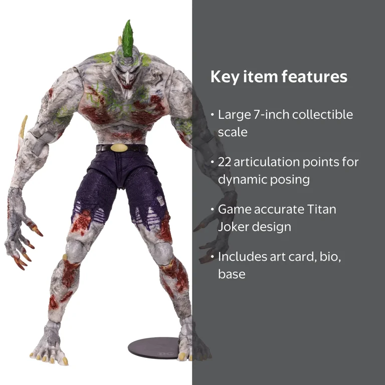 McFarlane Toys DC Multiverse The Joker Titan Arkham Asylum Megafig